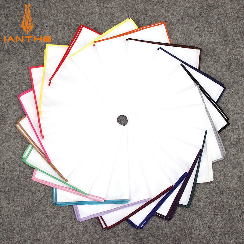 Men Formal Wear Wedding - Lenço Branco para Homens e Mulheres,