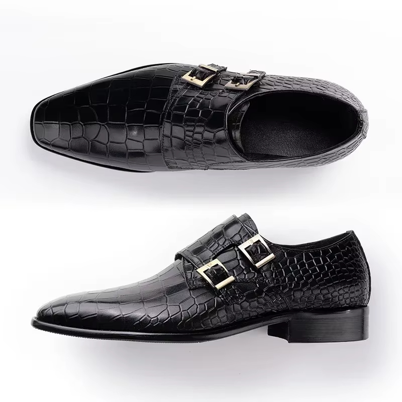 Men'S Formal Party Wear Shoes - Mocassins masculinos de couro genuíno feitos