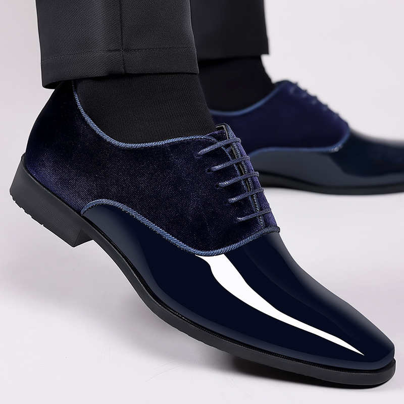 Men Formal Wear Wedding - Sapato formal masculino casual com renda,