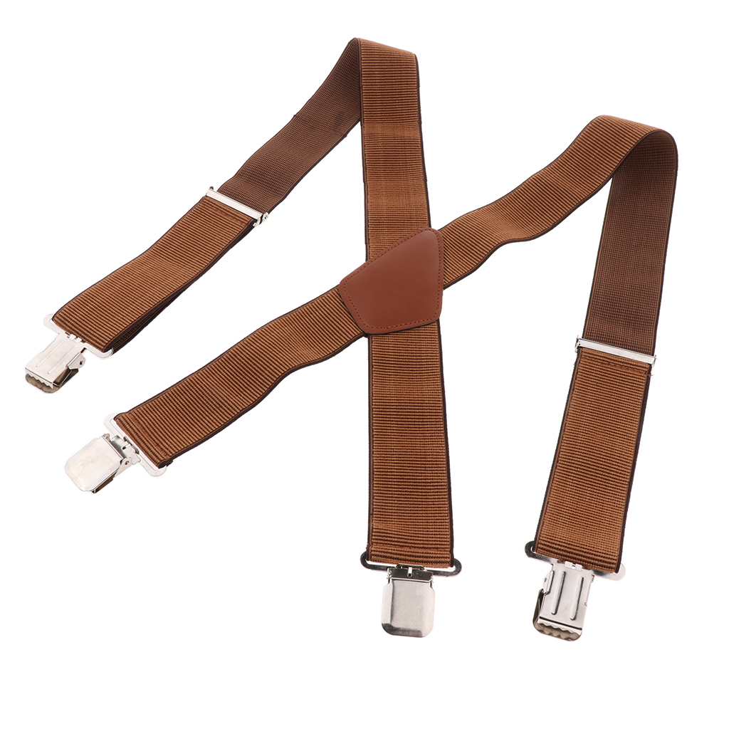 Suspender Clip Formal - Suspensórios Ajustáveis em Y para Homens,