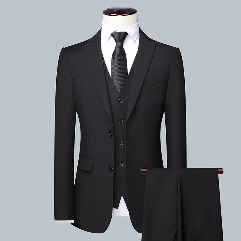 Men Formal Wear Wedding - Terno de negócios de cor sólida