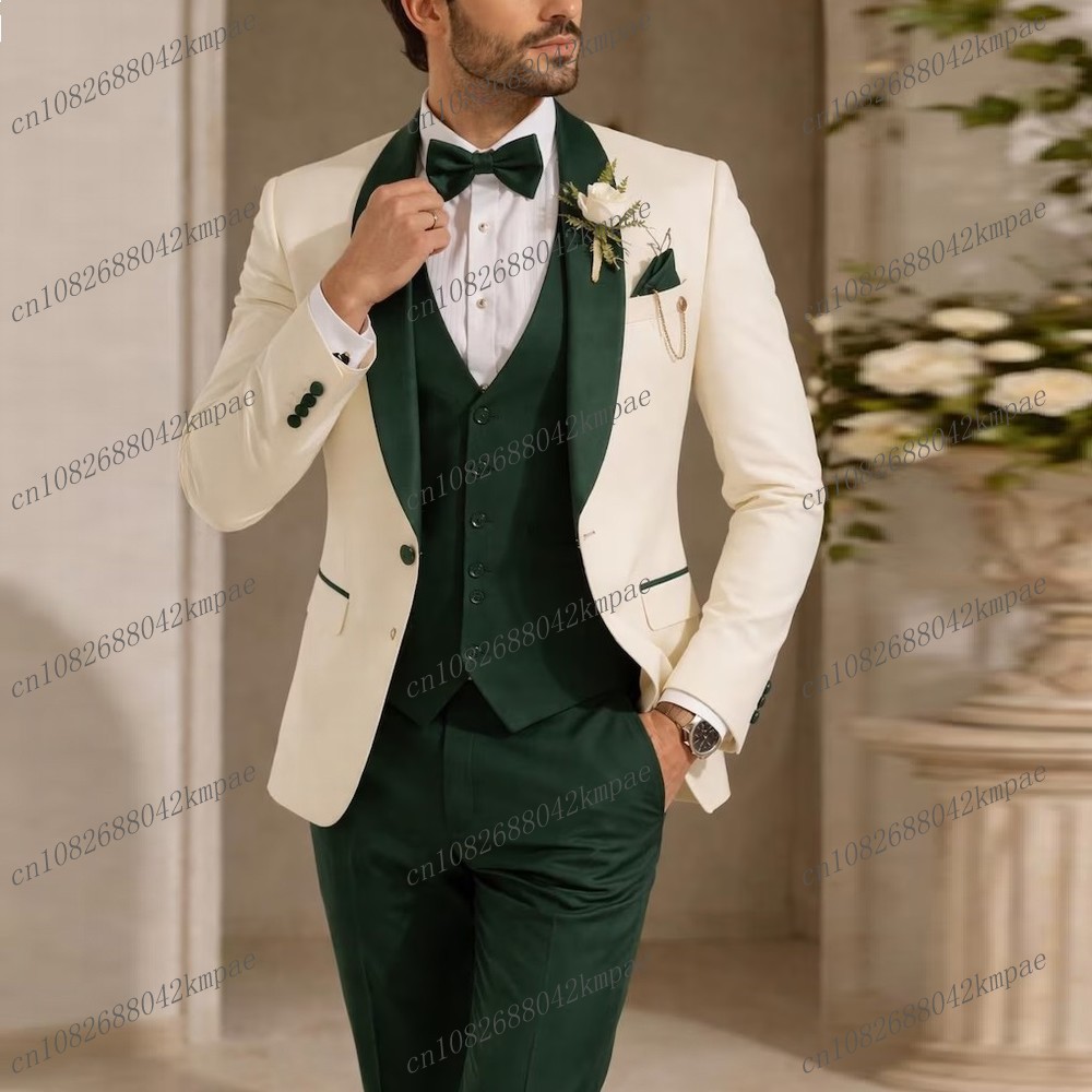 Men Formal Wear Wedding - Novo Terno Formal Masculino Marfim e