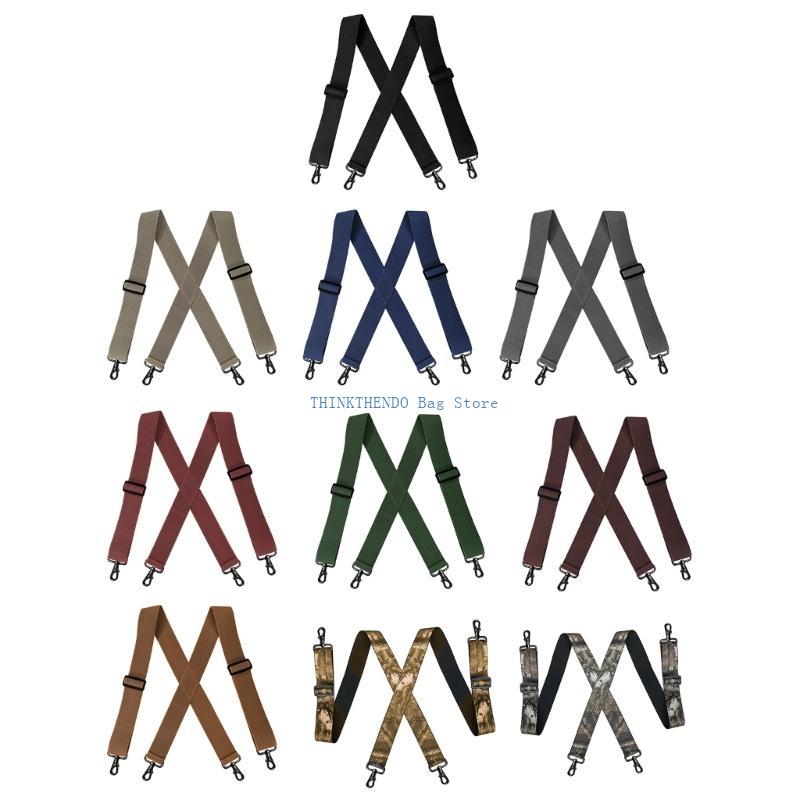Suspender Clip Formal - Suspensórios clássicos 340D para homens e