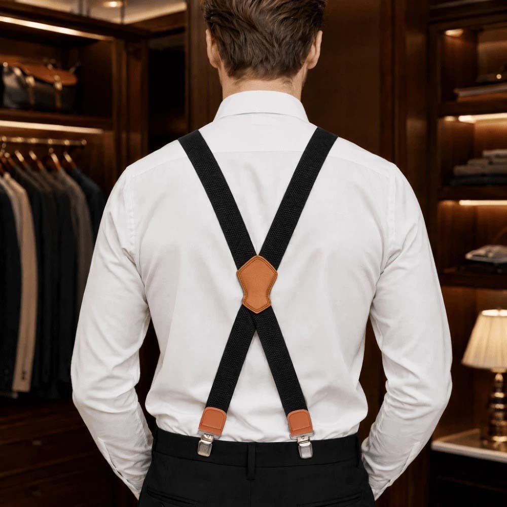 Suspender Clip Formal - Novas Suspensórios Elásticas Reforçadas Ajustáveis com