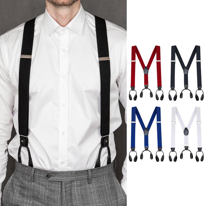 Suspender Clip Formal - Suspensório masculino adulto, resistente, casual, formal,