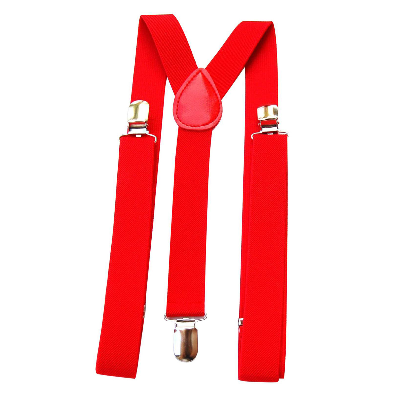 Men'S Formal Wear With Suspenders - Suspensórios Ajustáveis Vermelhos para Homens com