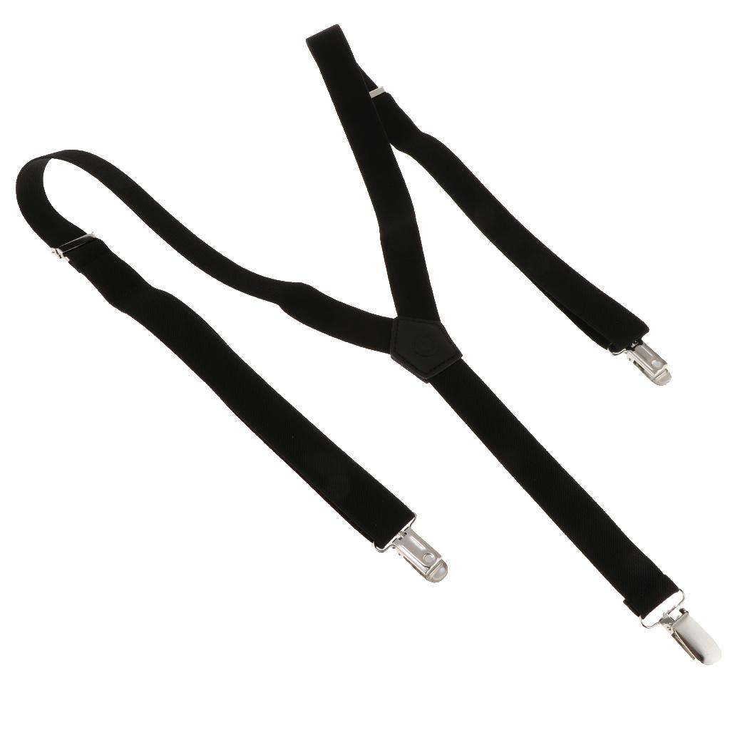 Suspender Clip Formal - Suspensórios Masculinos Formais Elásticos Ajustáveis com