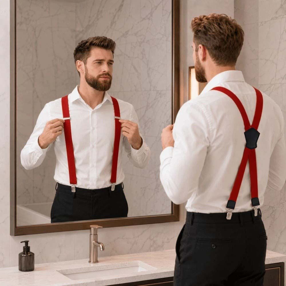 Suspensórios Elásticos Reforça - Suspender Clip Formal avaliação e preço