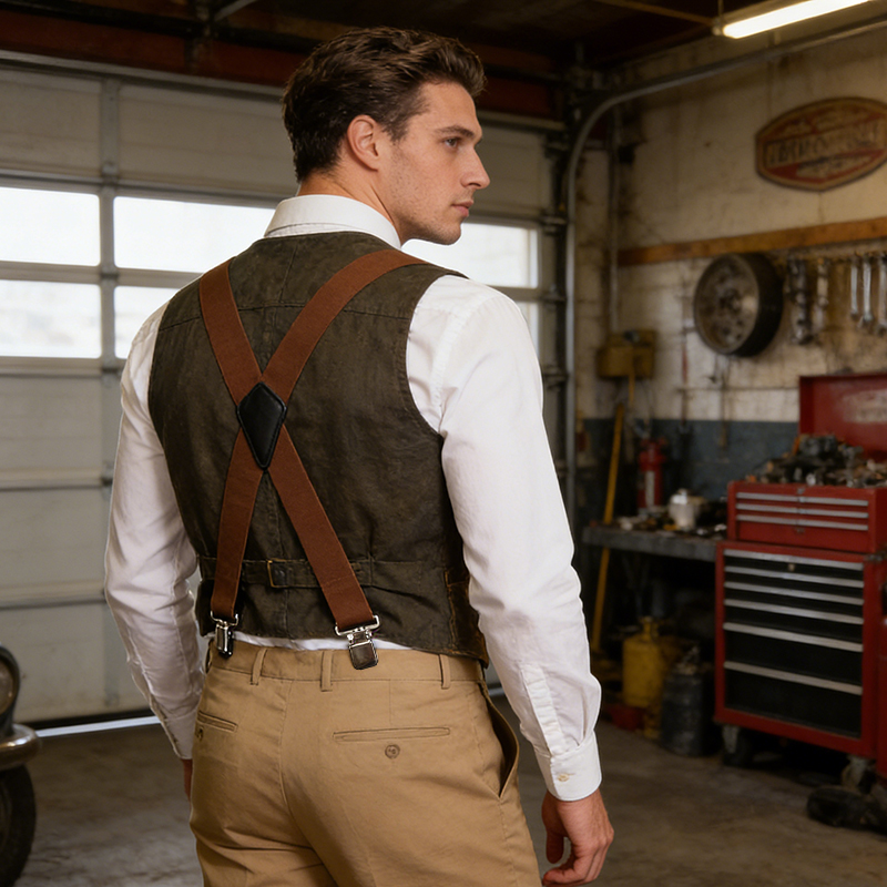 Suspensórios Masculinos Retrô  - Suspender Clip Formal avaliação e preço