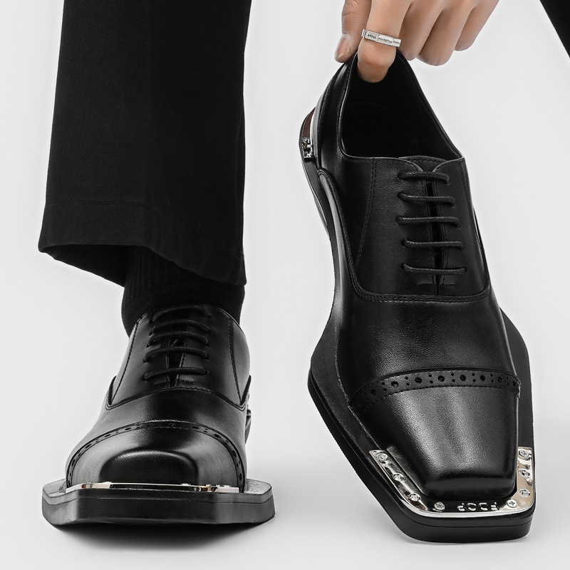 Sapatos de couro masculinos -  - Mens Formal Look avaliação e preço