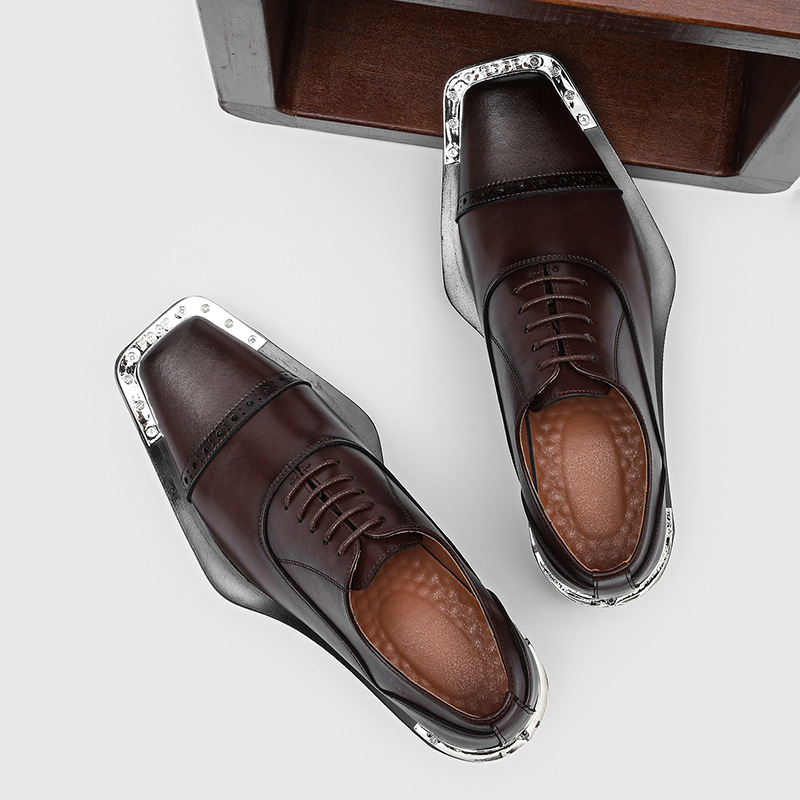Sapatos de couro masculinos -  - Mens Formal Look avaliação e preço