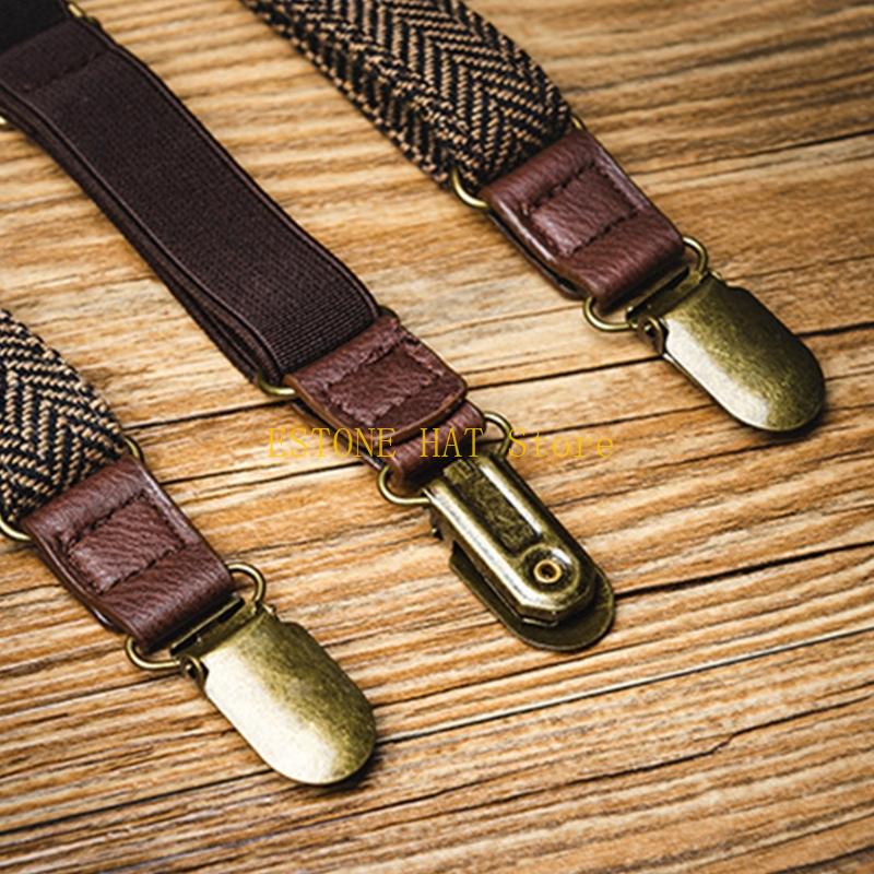 49MF Suspensórios elásticos ma - Suspender Clip Formal avaliação e preço