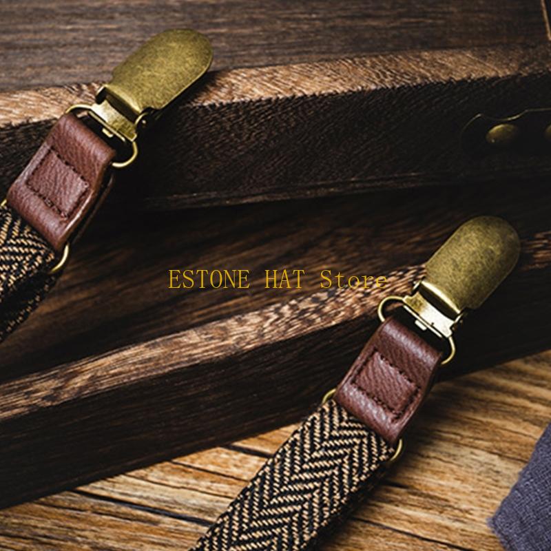 49MF Suspensórios elásticos ma - Suspender Clip Formal avaliação e preço