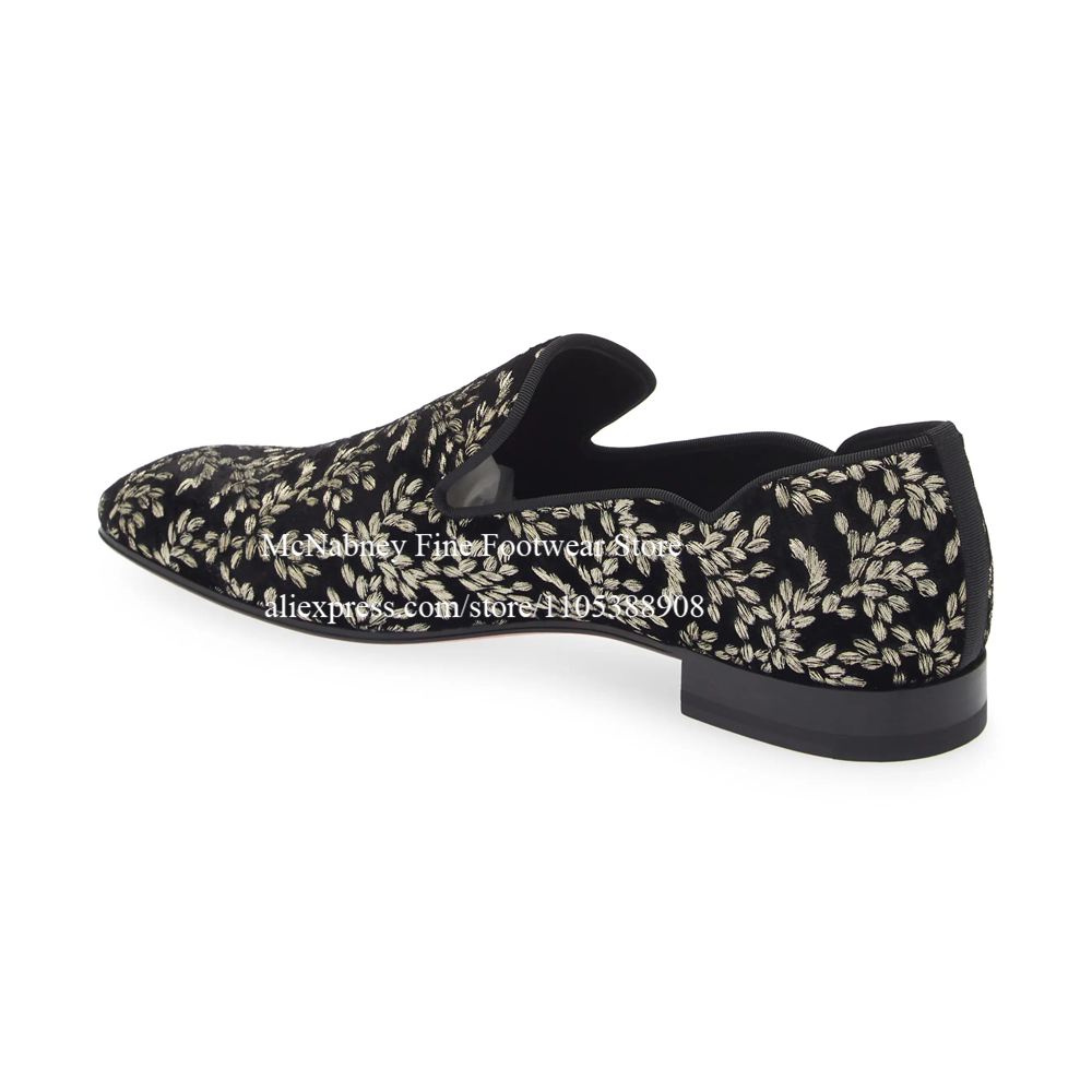 Sapatos masculinos de veludo d - Men'S Formal Party Wear Shoes avaliação e preço