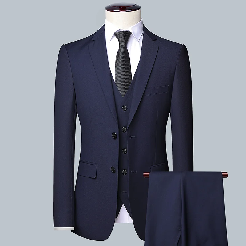 Terno de negócios de cor sólid - Men Formal Wear Wedding avaliação e preço