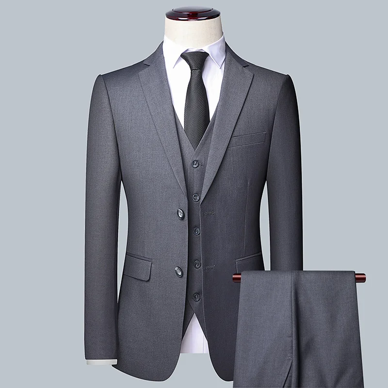 Terno de negócios de cor sólid - Men Formal Wear Wedding avaliação e preço