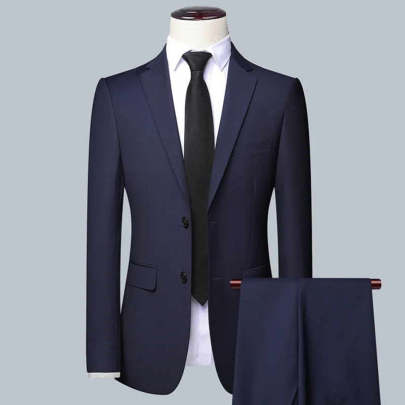Terno de negócios de cor sólid - Men Formal Wear Wedding avaliação e preço