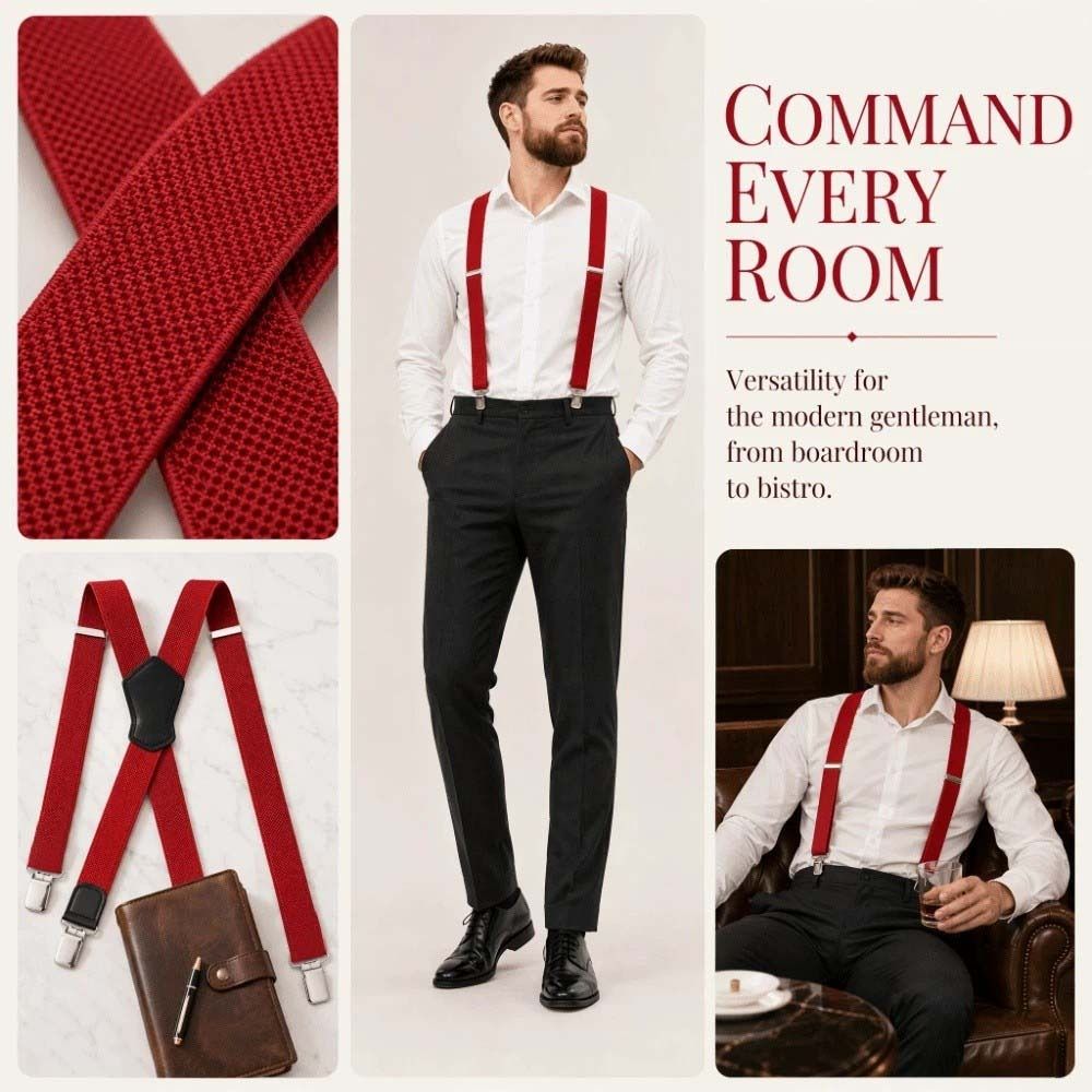 Suspensórios Elásticos Reforça - Suspender Clip Formal avaliação e preço