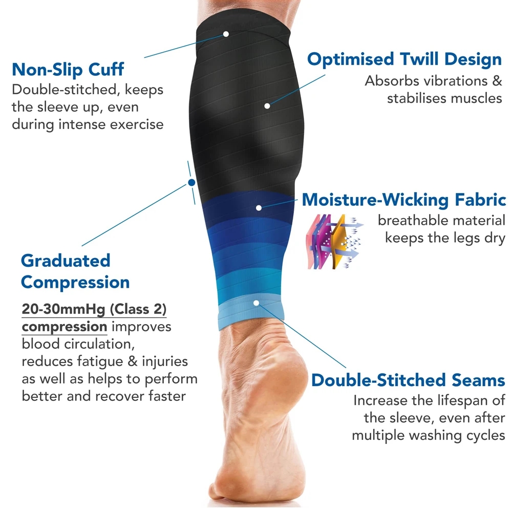 1 Par de Mangas de Compressão  - Sock Garter Men avaliação e preço