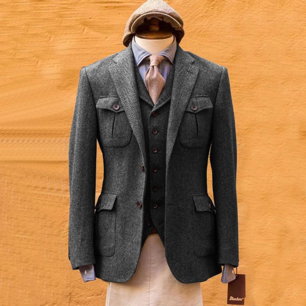 Terno Masculino Formal em Padr - Mens Formal Look avaliação e preço